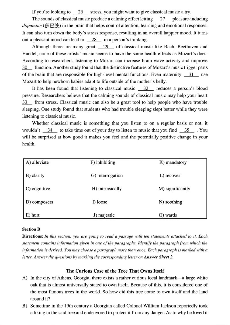 2024.06英语六级真题第1套_最新更新，视频都在这_2026、6月四级速转存易和谐_四六级真题+资料包_六级真题_2024年9月大学英语六级真题答案解析（全三套）