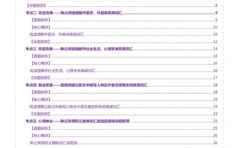 词汇知识专题03阅读理解高频词汇（讲义）（解析版）_02高考数学_2025年新高考资料_二轮复习_01高考语文等多个文件_上好课2025年高考英语二轮复习讲练测（新高考通用）