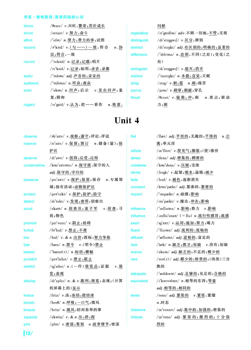 《英语四级核心词》内文20250901_最新更新，视频都在这_2026、6月四级速转存易和谐_讲义_四六级福利资料_26年6月四六级赠品_四六级高频核心词
