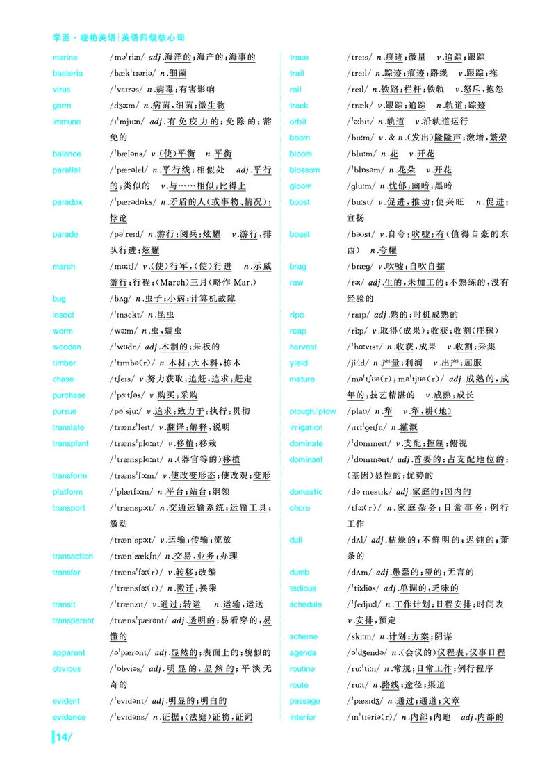 《英语四级核心词》内文20250901_最新更新，视频都在这_2026、6月四级速转存易和谐_讲义_四六级福利资料_26年6月四六级赠品_四六级高频核心词