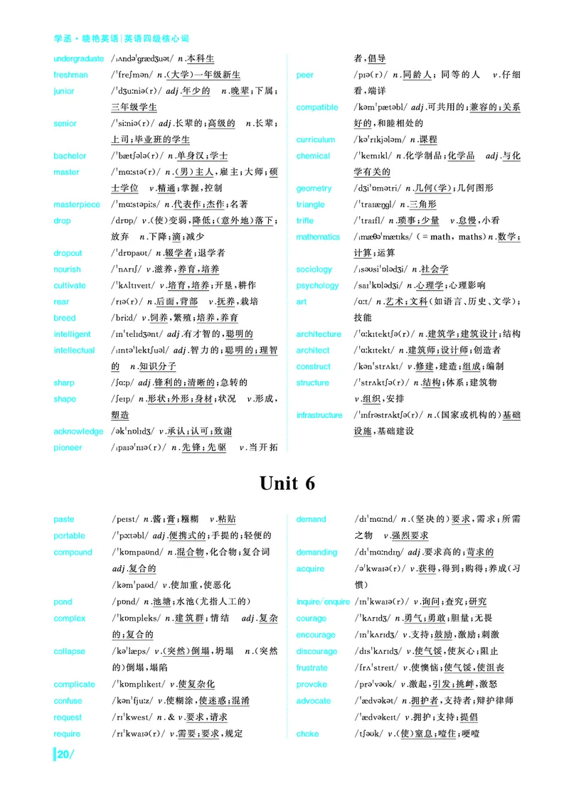 《英语四级核心词》内文20250901_最新更新，视频都在这_2026、6月四级速转存易和谐_讲义_四六级福利资料_26年6月四六级赠品_四六级高频核心词