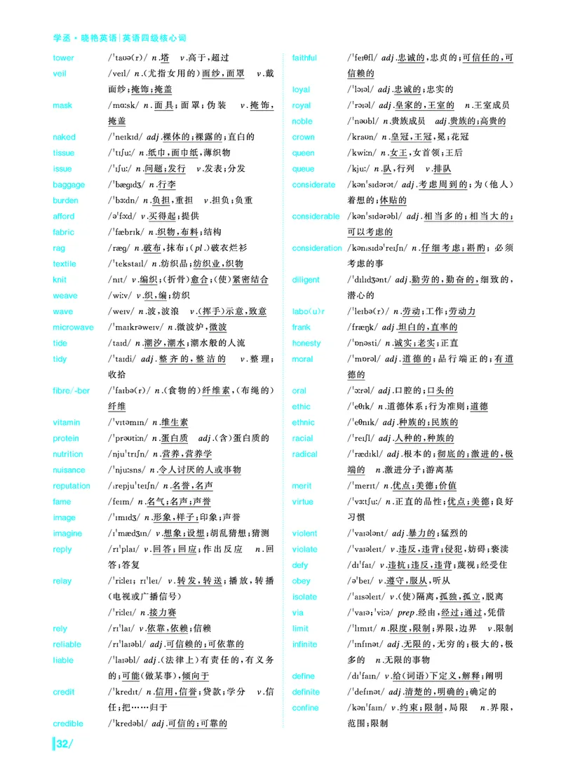 《英语四级核心词》内文20250901_最新更新，视频都在这_2026、6月四级速转存易和谐_讲义_四六级福利资料_26年6月四六级赠品_四六级高频核心词