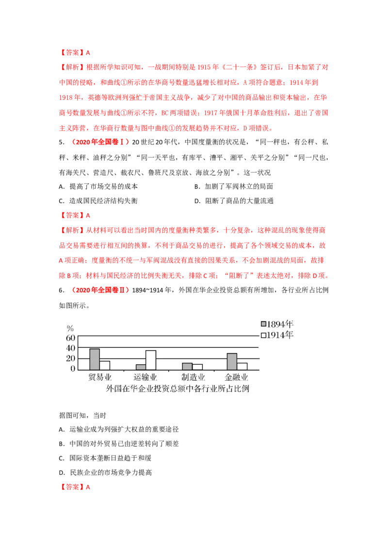 解密06清末民初救国道路的探索（复习讲义）-高频考点解密2023年高考历史二轮复习讲义+分层训练_07高考历史_新高考复习资料_2023年新高考复习资料