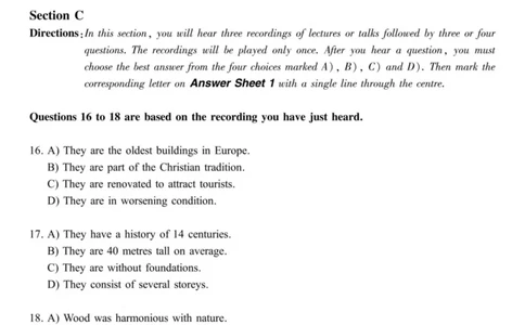 2019.12六级真题全3套(带书签)_02.四六级真题+模拟题（0128）_六级真题+音频+解析(0128)_03.2016&mdash;2025六级新题型_2019年12月六级