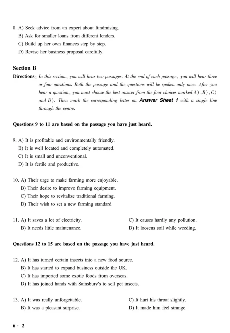 2019.12六级真题全3套(带书签)_02.四六级真题+模拟题（0128）_六级真题+音频+解析(0128)_03.2016&mdash;2025六级新题型_2019年12月六级