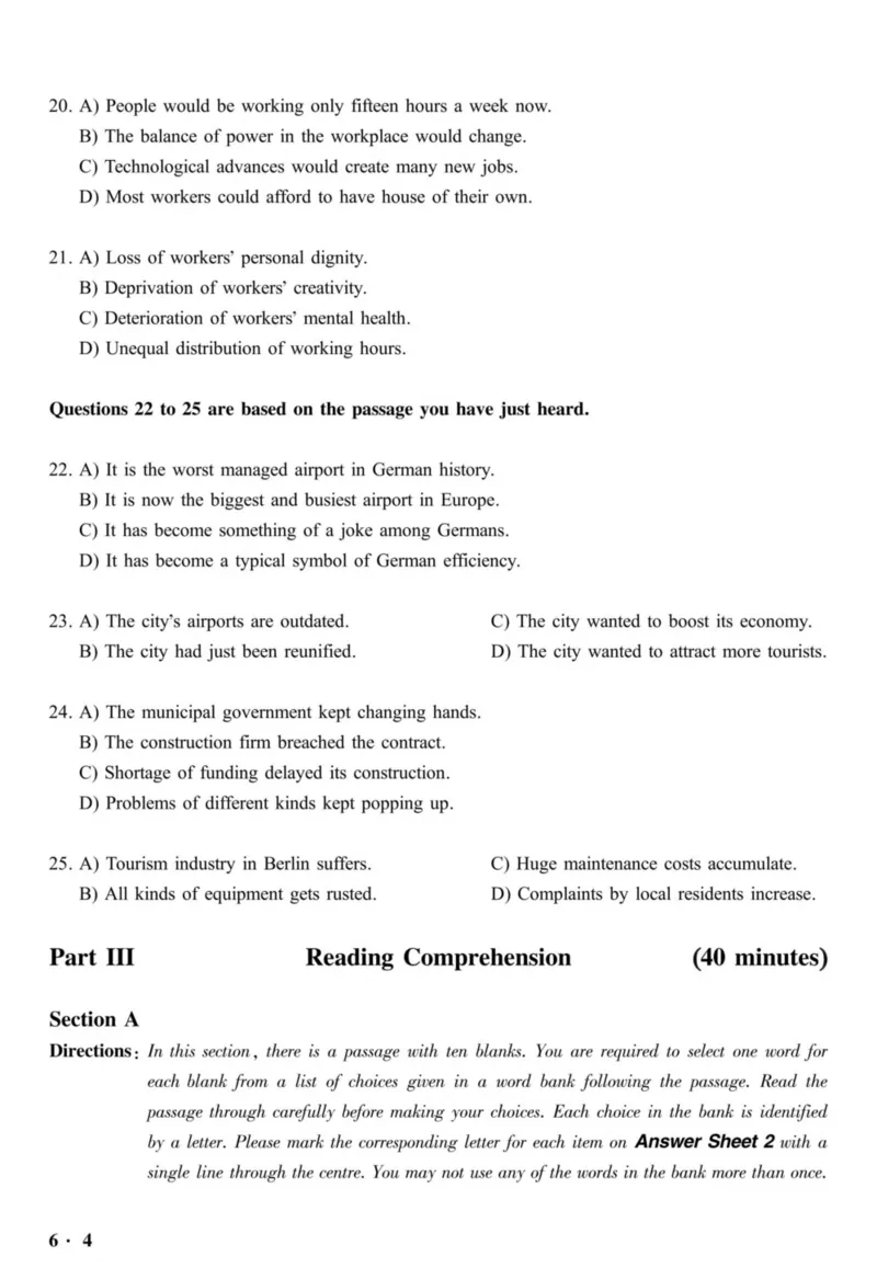 2019.12六级真题全3套(带书签)_02.四六级真题+模拟题（0128）_六级真题+音频+解析(0128)_03.2016&mdash;2025六级新题型_2019年12月六级