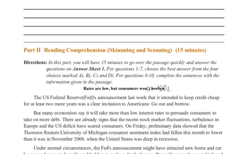 2012年12月英语六级真题(2)_02.四六级真题+模拟题（0128）_六级真题+音频+解析(0128)_01.1990&mdash;2012六级旧题型_2012年12月六级