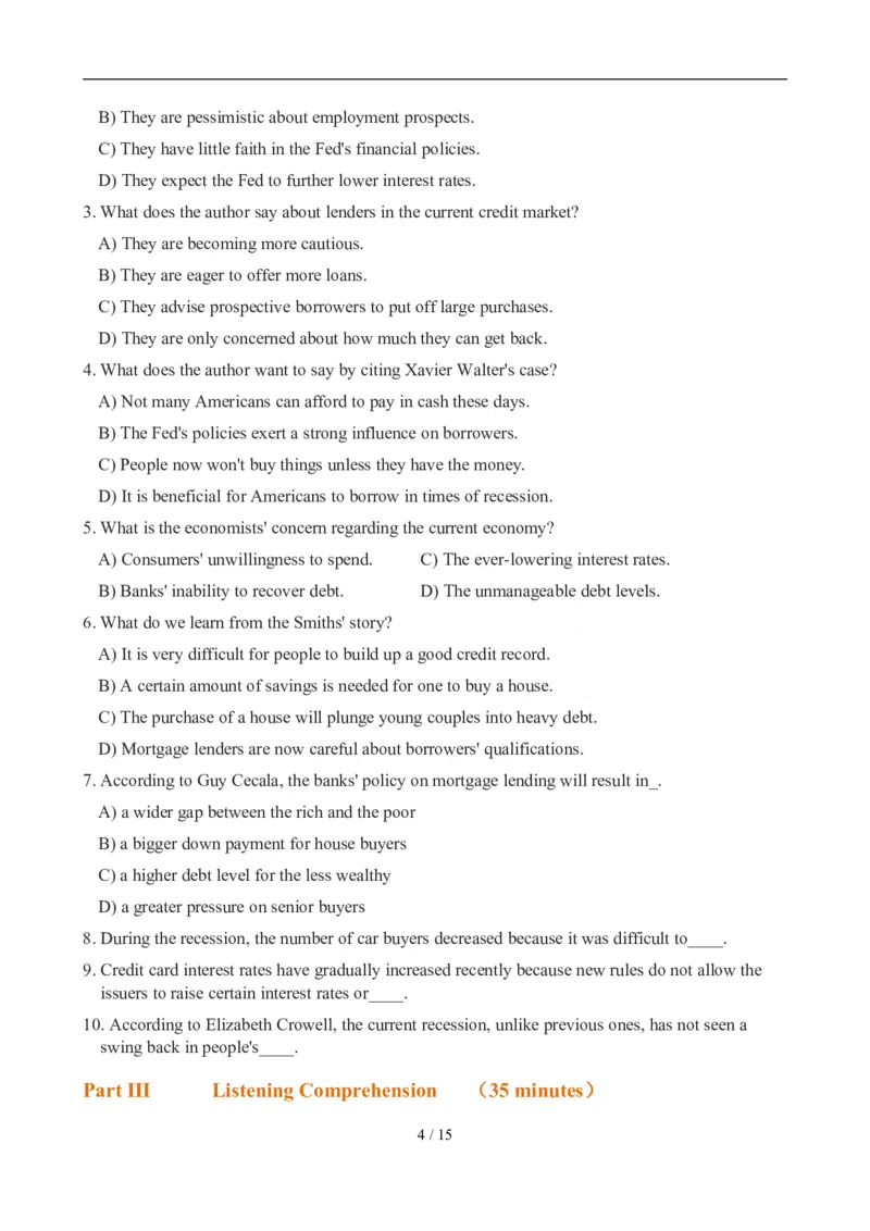 2012年12月英语六级真题(2)_02.四六级真题+模拟题（0128）_六级真题+音频+解析(0128)_01.1990&mdash;2012六级旧题型_2012年12月六级