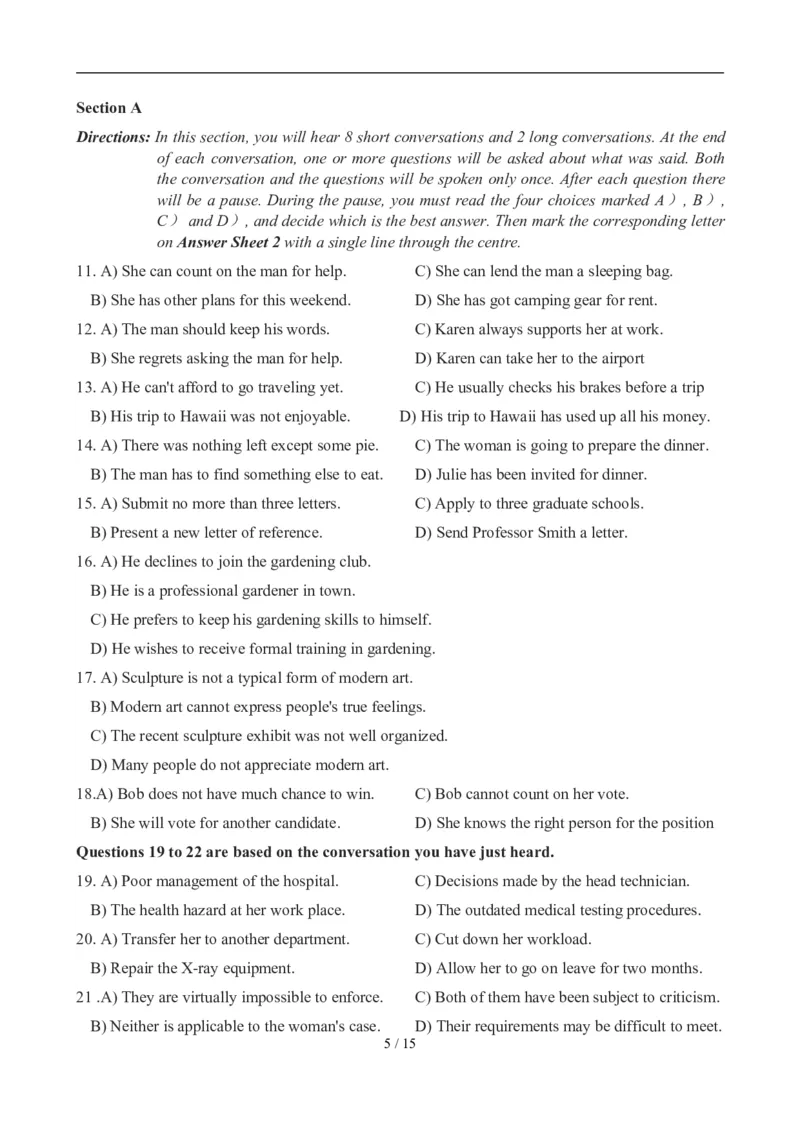 2012年12月英语六级真题(2)_02.四六级真题+模拟题（0128）_六级真题+音频+解析(0128)_01.1990&mdash;2012六级旧题型_2012年12月六级