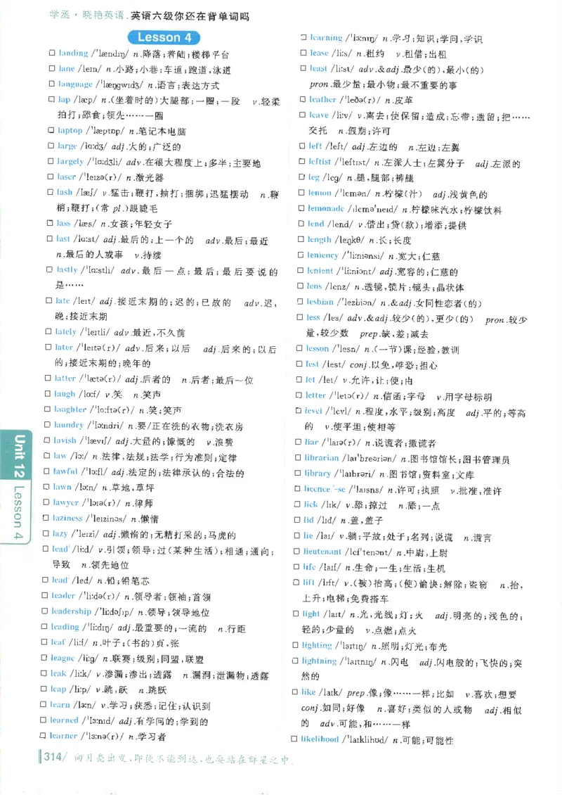 英语六级你还在背单词电子单词课本_最新更新，视频都在这_2026，6月六级速转存易和谐_0、2025年12月六级_00.学丞六级全程班刘晓燕_00讲义资料