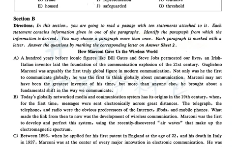 2021年06月英语六级真题（卷一）_最新更新，视频都在这_2026、6月四级速转存易和谐_四六级真题+资料包_六级真题_2021年06月六级真题及答案解析（完整版）