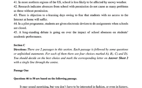 2024.06英语四级真题第3套_最新更新，视频都在这_2026、6月四级速转存易和谐_四六级真题+资料包_四级真题_2024年CET4真题及答案解析(全三套)