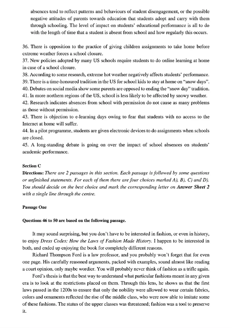 2024.06英语四级真题第3套_最新更新，视频都在这_2026、6月四级速转存易和谐_四六级真题+资料包_四级真题_2024年CET4真题及答案解析(全三套)