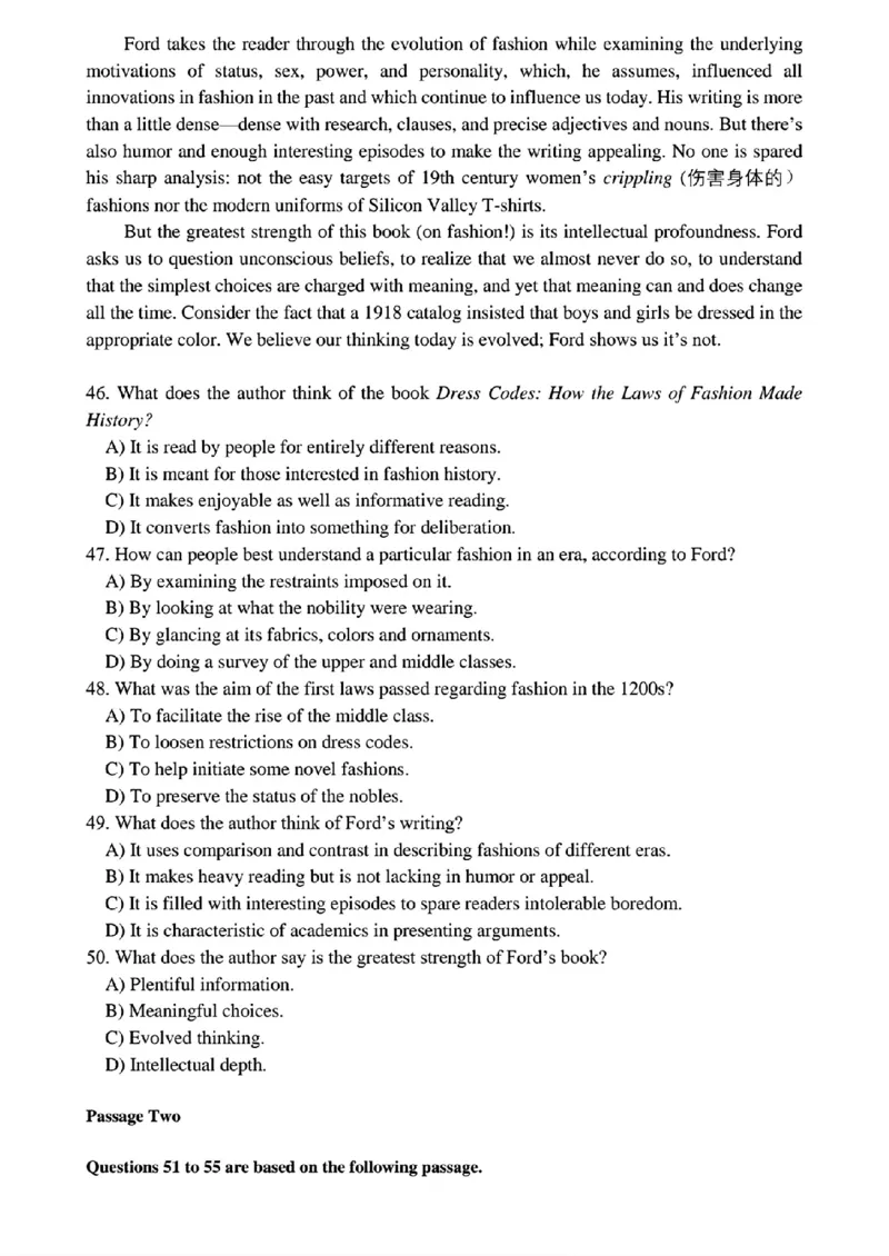 2024.06英语四级真题第3套_最新更新，视频都在这_2026、6月四级速转存易和谐_四六级真题+资料包_四级真题_2024年CET4真题及答案解析(全三套)