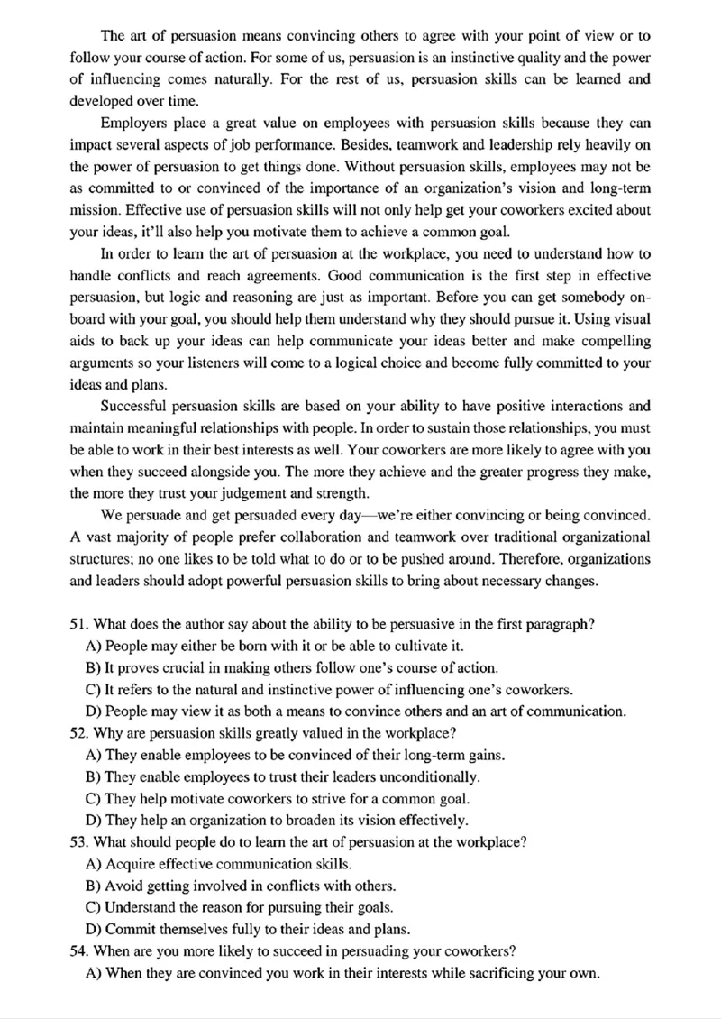 2024.06英语四级真题第3套_最新更新，视频都在这_2026、6月四级速转存易和谐_四六级真题+资料包_四级真题_2024年CET4真题及答案解析(全三套)