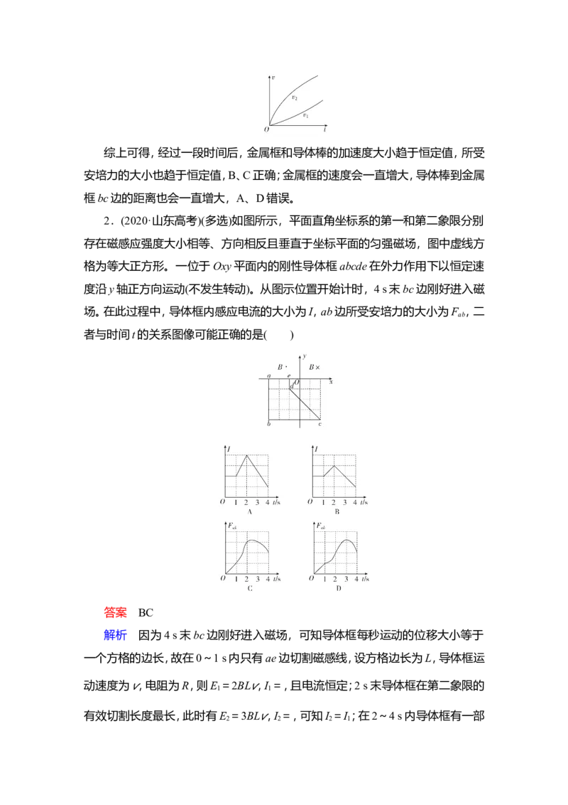 第3讲　电磁感应规律的综合应用教案_04高考物理_新高考复习资料_2022年新高考复习资料_2022届一轮复习讲练结合_第10章电磁感应_第3讲　电磁感应规律的综合应用
