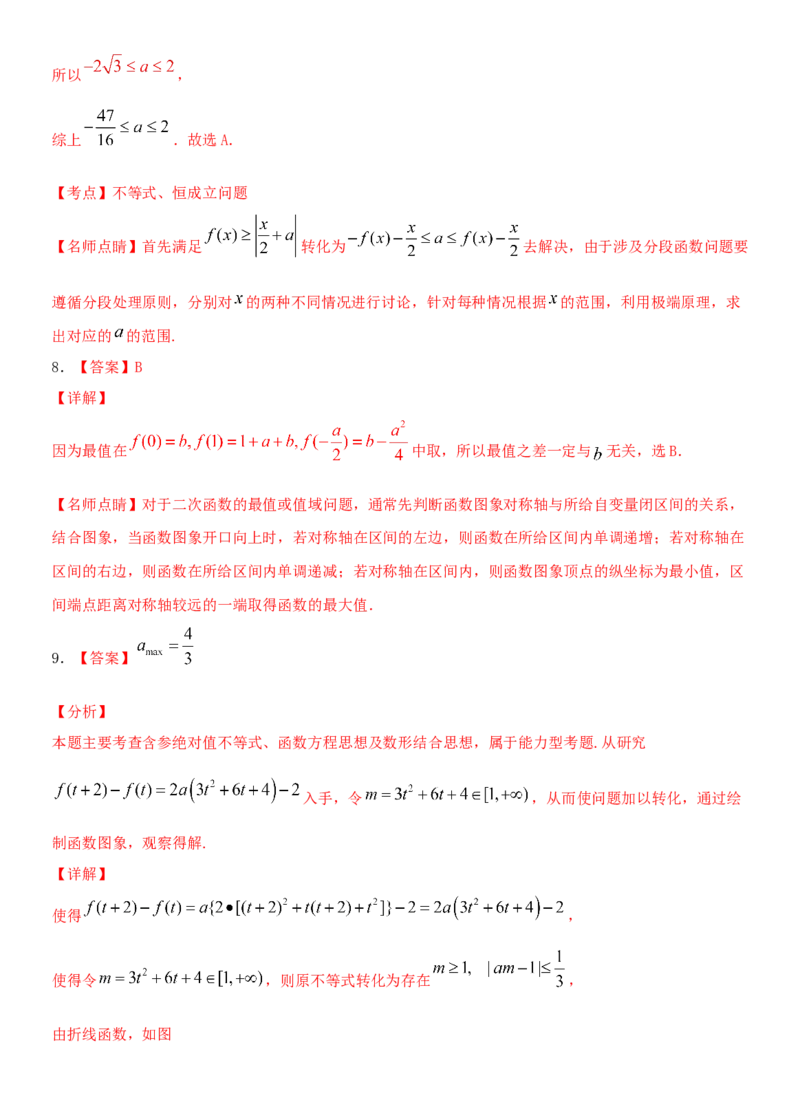 考点07函数的单调性与最值（重点）-备战2022年高考数学一轮复习考点微专题（新高考地区专用）_02高考数学_新高考复习资料_2022年新高考资料