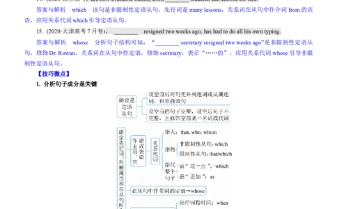 考向62语法填空之解答并列句、复合句与特殊句式类填空的6策略(解析版)-备战2022年高考英语一轮复习考点微专题_03高考英语_新高考复习资料_2022年新高考资料_2022年新高考英语一轮复习