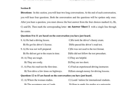 2019年06月四级真题全3套_02.四六级真题+模拟题（0128）_四级真题+音频+解析(0128)_03.2016&mdash;2025年新题型_2019年06月四级_2019.06四级真题word