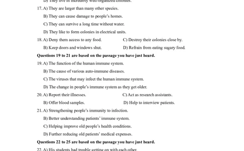 2019年06月四级真题全3套_02.四六级真题+模拟题（0128）_四级真题+音频+解析(0128)_03.2016&mdash;2025年新题型_2019年06月四级_2019.06四级真题word