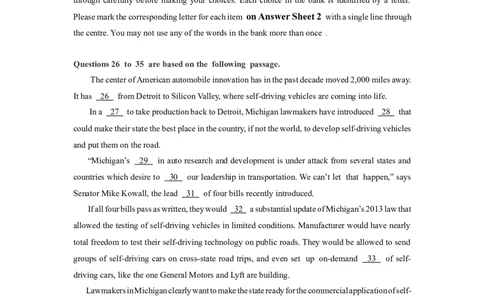 2019年06月四级真题全3套_02.四六级真题+模拟题（0128）_四级真题+音频+解析(0128)_03.2016&mdash;2025年新题型_2019年06月四级_2019.06四级真题word