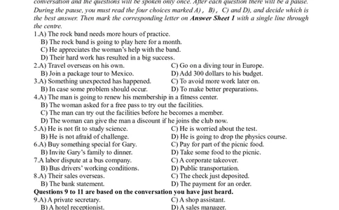 2013年12月六级考试真题（二）_02.四六级真题+模拟题（0128）_六级真题+音频+解析(0128)_02.2013&mdash;2015六级旧题型_2013年12月六级_真题word