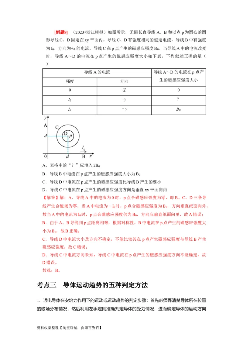 第21讲　磁场的描述磁场对电流的作用（解析版）_04高考物理_通用版（老高考）复习资料_2024年复习资料_完2024年高考物理一轮考点复习精讲精练（全国通用）