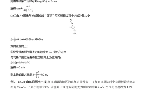 第一篇　专题二　第7讲　动量_04高考物理_2025年新高考资料_二轮复习_2025年高考物理大二轮_2025物理二轮专题复习教师用书Word版文档_第一篇　专题复习