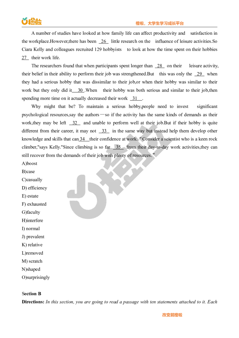 2023年12月四级真题及答案速查（第二套）._最新更新，视频都在这_2026、6月四级速转存易和谐_1、2025年6月四级_10.2026四级英语橙啦_{2}--资料_{1}-真题