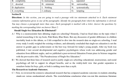 2014年12月六级考试真题（三）_02.四六级真题+模拟题（0128）_六级真题+音频+解析(0128)_02.2013&mdash;2015六级旧题型_2014年12月六级