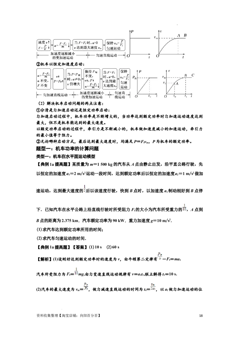知识点36：功和功率（提高解析版）_04高考物理_新高考复习资料_2024新高考复习资料_一轮复习资料_提高版2024届高考物理一轮复习讲义及对应练习_知识点36：功和功率提高版