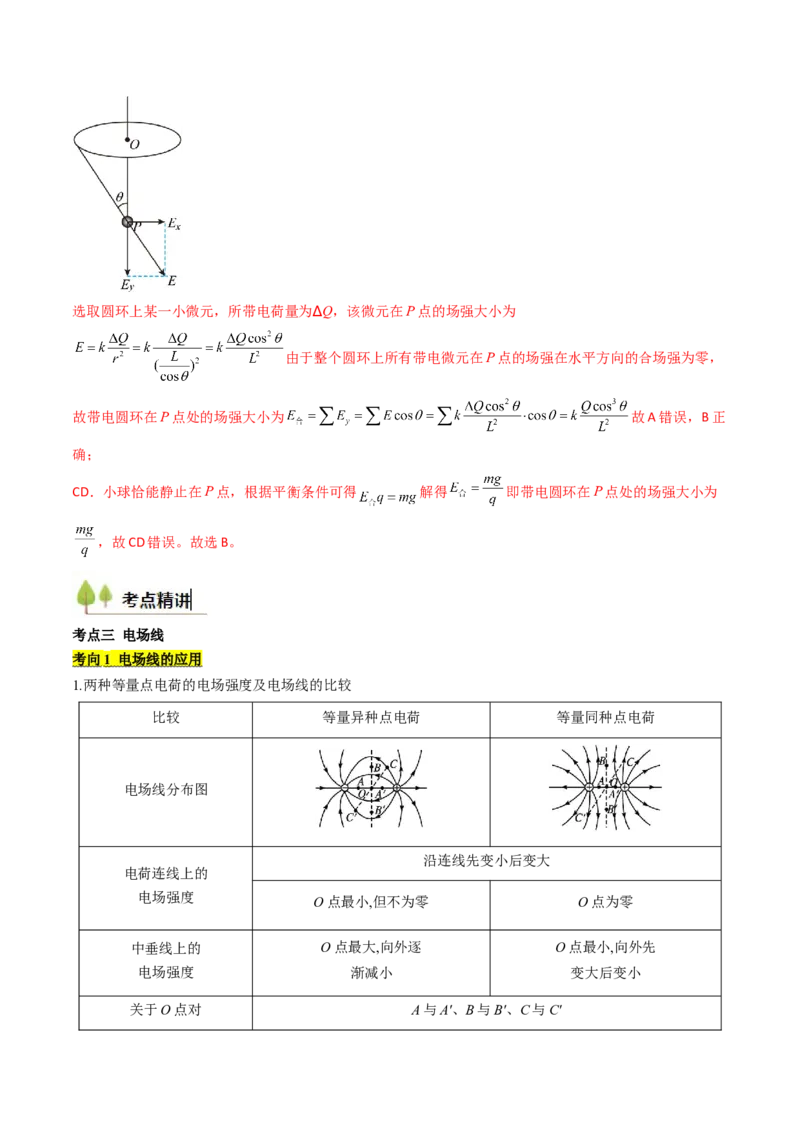 考点32静电力的性质（核心考点精讲精练）（解析版）_04高考物理_2025年新高考资料_一轮复习_备战2025年高考物理一轮复习考点帮（新高考通用）（完结）