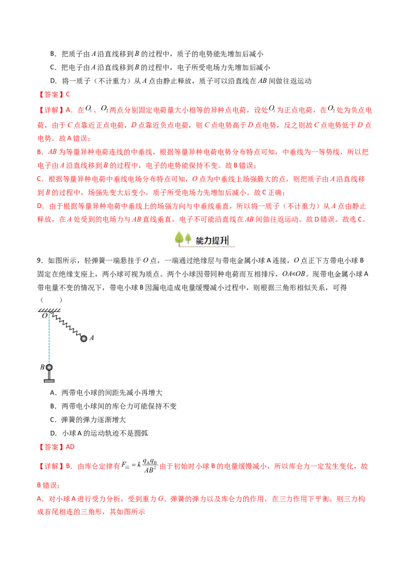 考点32静电力的性质（核心考点精讲精练）（解析版）_04高考物理_2025年新高考资料_一轮复习_备战2025年高考物理一轮复习考点帮（新高考通用）（完结）