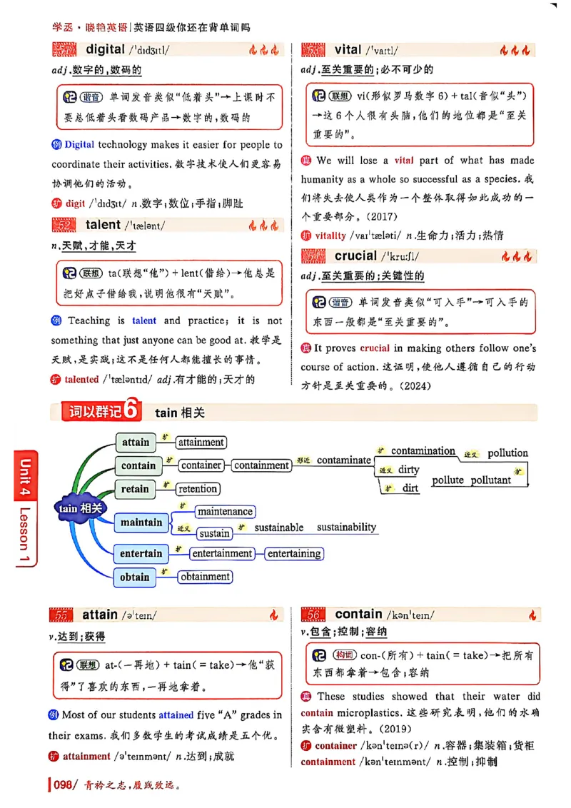 英语四级你还在背单词吗_最新更新，视频都在这_2026、6月四级速转存易和谐_讲义