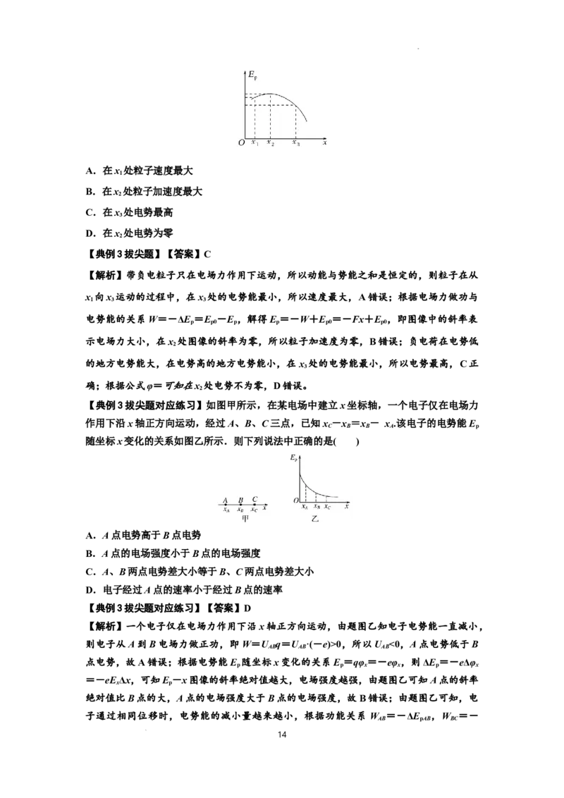 知识点66：静电场中的图象问题（拔尖解析版）_04高考物理_新高考复习资料_2024新高考复习资料_一轮复习资料_拔尖版2024届高考物理一轮复习讲义及对应练习
