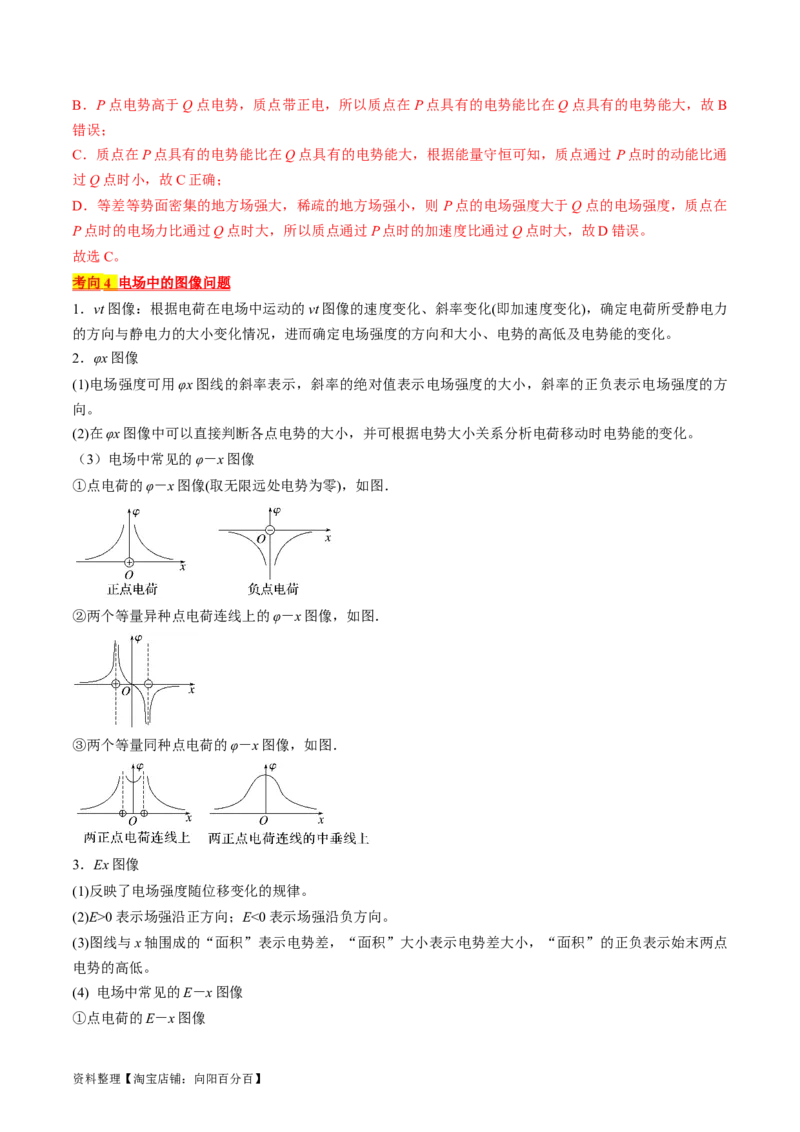 考点35电场能的性质（解析版）_04高考物理_通用版（老高考）复习资料_2024年复习资料_完备战2024年高考物理一轮复习考点帮（全国通用）_答案解析版