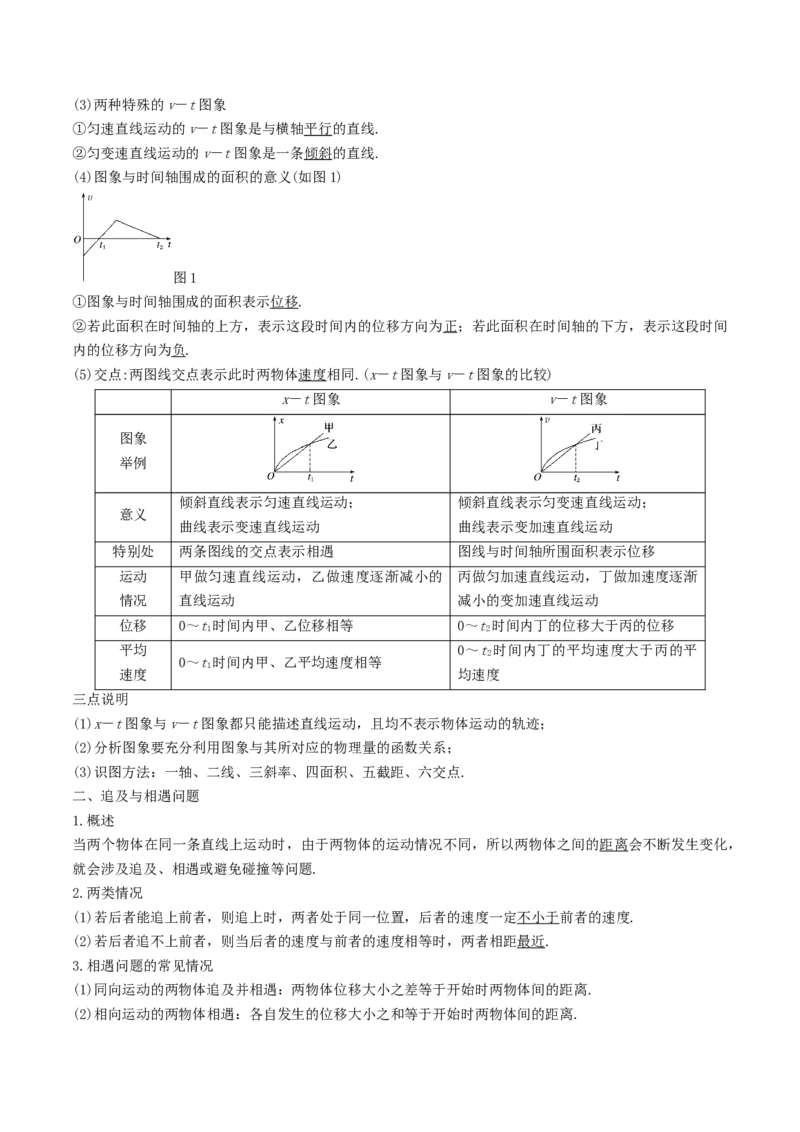 考向02追及＼图像问题-备战2022年高考物理一轮复习考点微专题_04高考物理_新高考复习资料_2022年新高考复习资料_备战2022年高考物理一轮复习考点微专题