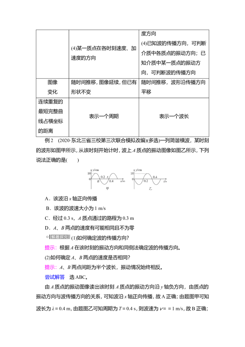 第2讲　机械波教案_04高考物理_新高考复习资料_2022年新高考复习资料_2022届一轮复习讲练结合_第12章机械振动机械波_第2讲　机械波