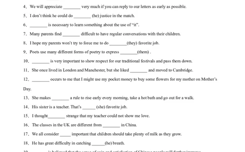 考点巩固卷08代词（解析版）_03高考英语_新高考复习资料_2024年新高考资料_一轮复习资料_完2024年高考英语一轮复习考点通关卷（新高考）_考点巩固卷08代词