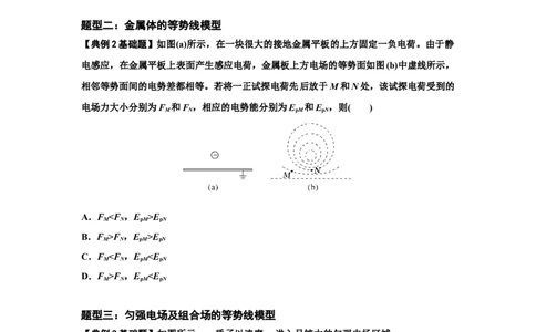 知识点62：等势面（线）的理解及应用（原卷版）_04高考物理_新高考复习资料_2024新高考复习资料_一轮复习资料_基础版2024届高考物理一轮复习讲义及对应练习