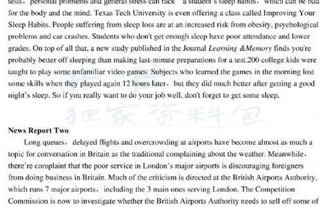 2016年6月大学英语四级考试听力卷2听力原文_最新更新，视频都在这_2026、6月四级速转存易和谐_四六级真题+资料包_四级真题_2016年6月CET4