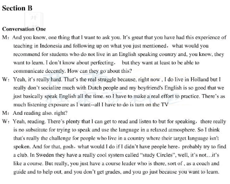 2016年6月大学英语四级考试听力卷2听力原文_最新更新，视频都在这_2026、6月四级速转存易和谐_四六级真题+资料包_四级真题_2016年6月CET4