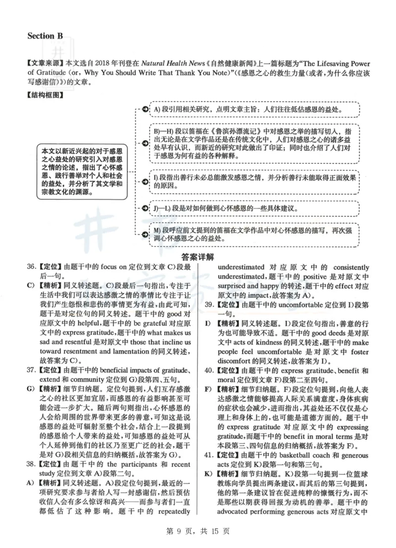 2023.06六级真题第1套详解_最新更新，视频都在这_2026、6月四级速转存易和谐_四六级真题+资料包_六级真题_2023年06月六级真题及答案解析（全三套）