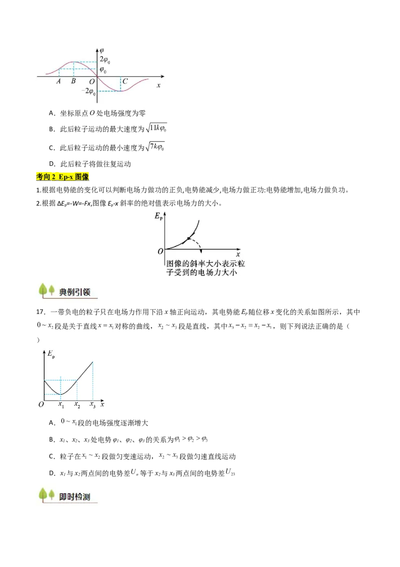 考点33静电能的性质（核心考点精讲精练）（原卷版）_04高考物理_2025年新高考资料_一轮复习_备战2025年高考物理一轮复习考点帮（新高考通用）（完结）