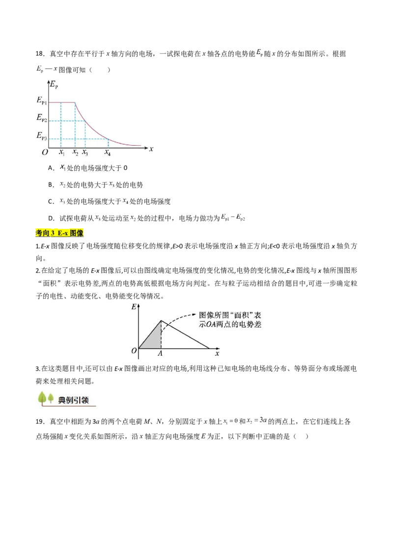 考点33静电能的性质（核心考点精讲精练）（原卷版）_04高考物理_2025年新高考资料_一轮复习_备战2025年高考物理一轮复习考点帮（新高考通用）（完结）