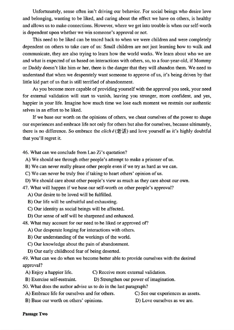 2024.06英语四级真题第1套_最新更新，视频都在这_2026、6月四级速转存易和谐_四六级真题+资料包_四级真题_2024年CET4真题及答案解析(全三套)