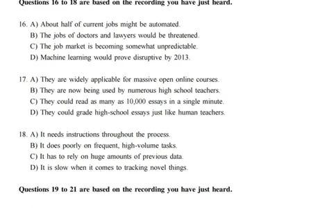 2018.12六级真题全3套(带书签)_02.四六级真题+模拟题（0128）_六级真题+音频+解析(0128)_03.2016&mdash;2025六级新题型_2018年12月六级