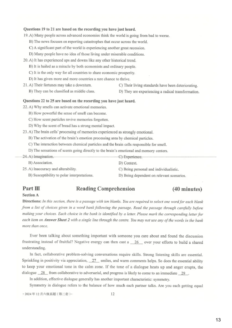 [25.1]--六级听力模考解析24年12月第一套_最新更新，视频都在这_2026，6月六级速转存易和谐_1、2025年6月六级_10.2026六级英语橙啦_{1}--课程_{25}--六级6月7日模考解析
