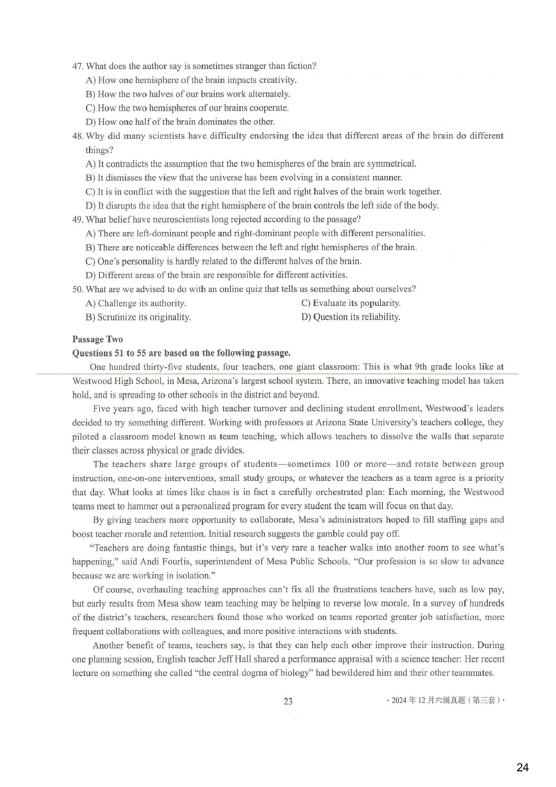 [25.1]--六级听力模考解析24年12月第一套_最新更新，视频都在这_2026，6月六级速转存易和谐_1、2025年6月六级_10.2026六级英语橙啦_{1}--课程_{25}--六级6月7日模考解析