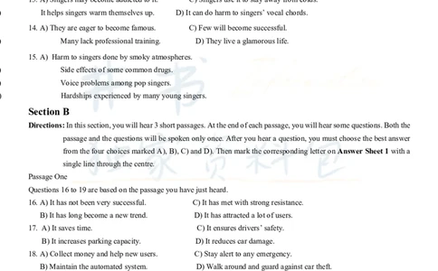 2013年06月大学英语6级（卷二）_最新更新，视频都在这_2026、6月四级速转存易和谐_四六级真题+资料包_六级真题_2007-2015年六级真题及答案解析_2013年06月英语六级真题